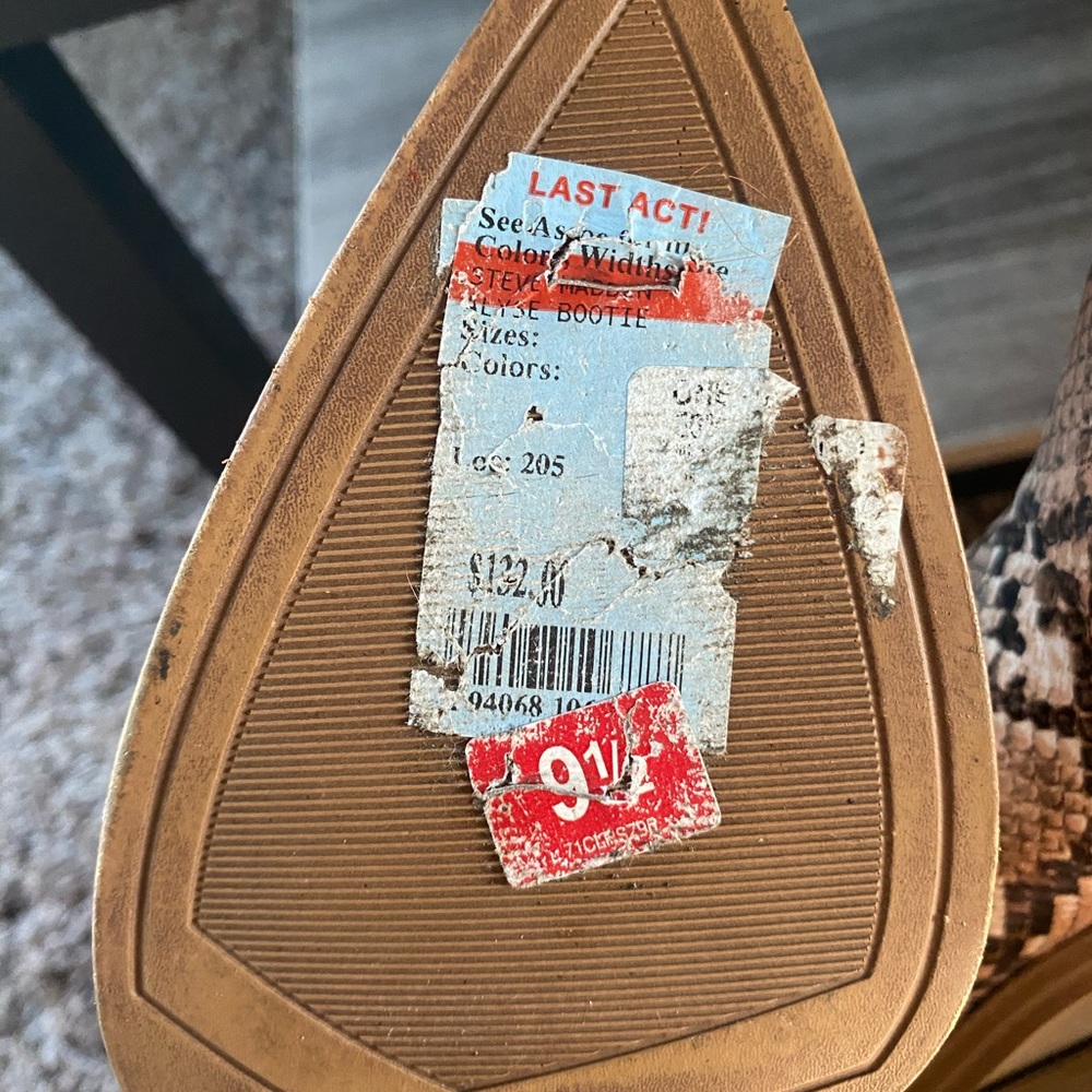 Steve Madden Snake Print Booties - image 6